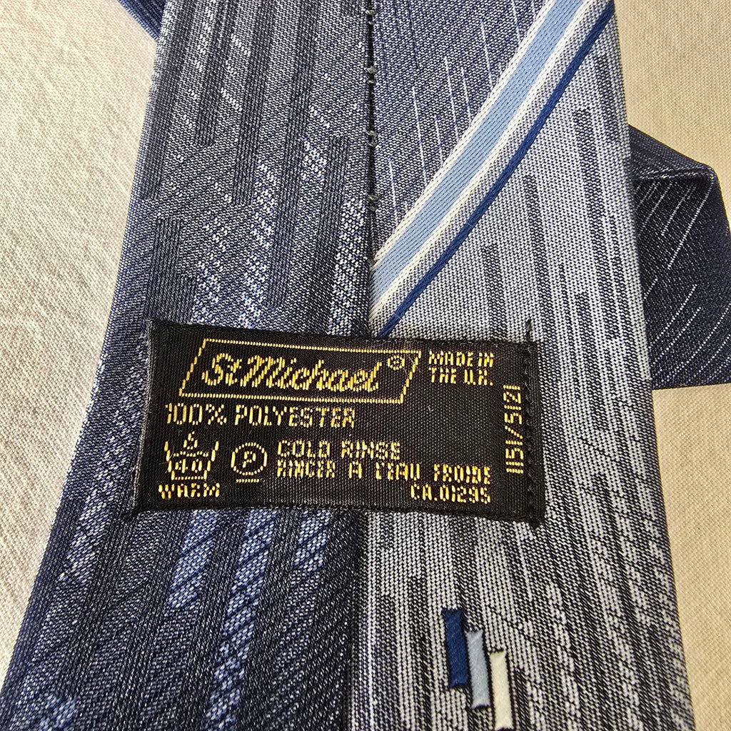 Vintage St Michael blue tie