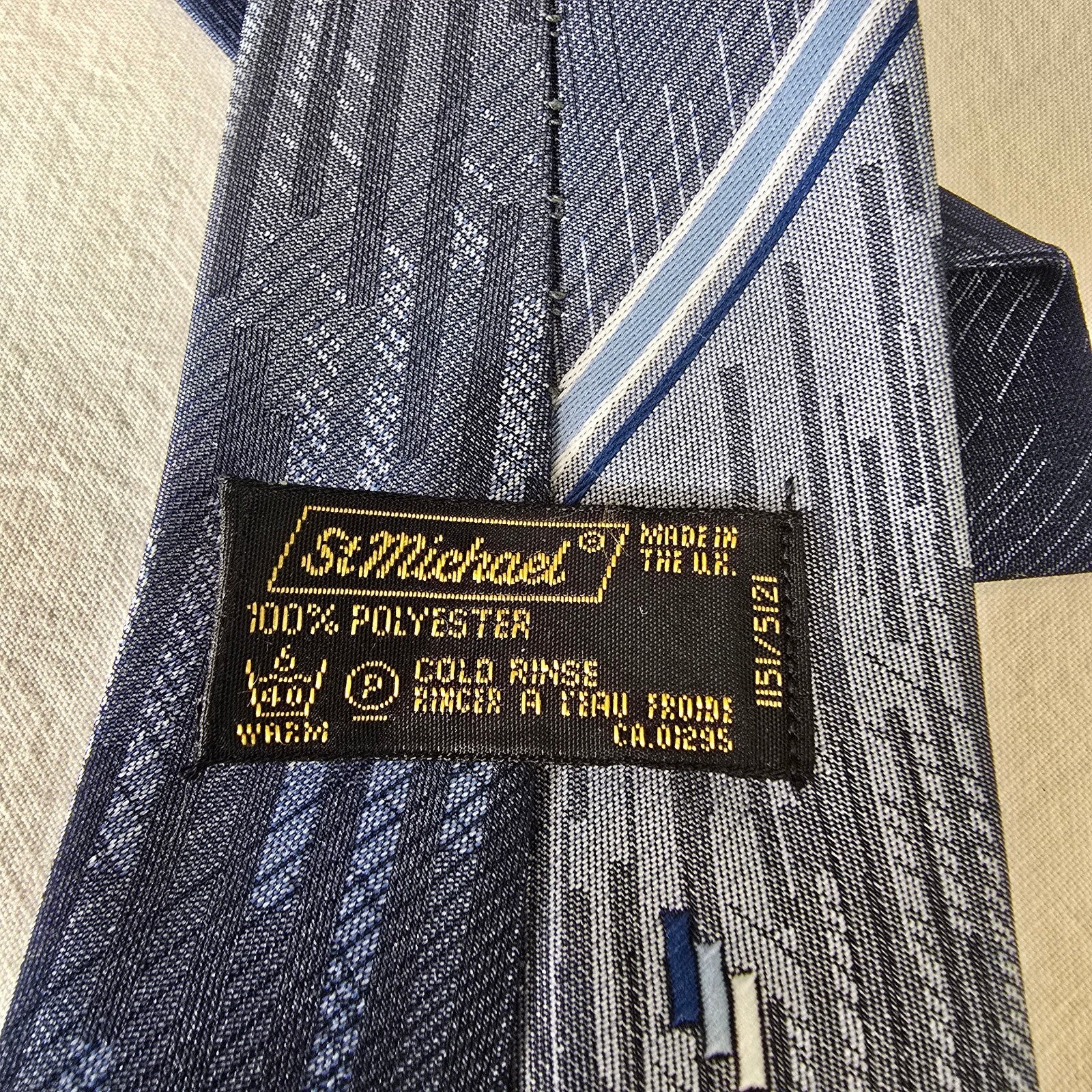 Vintage St Michael blue tie