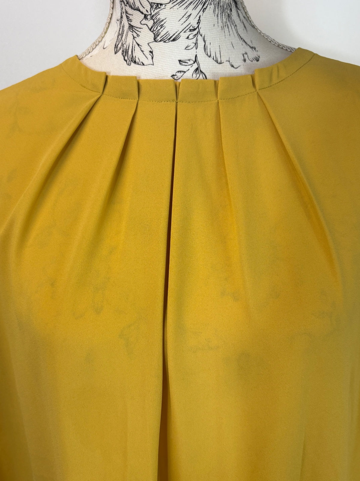 Mustard M&S blouse / 18