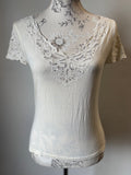 Phase Eight cream top / 12