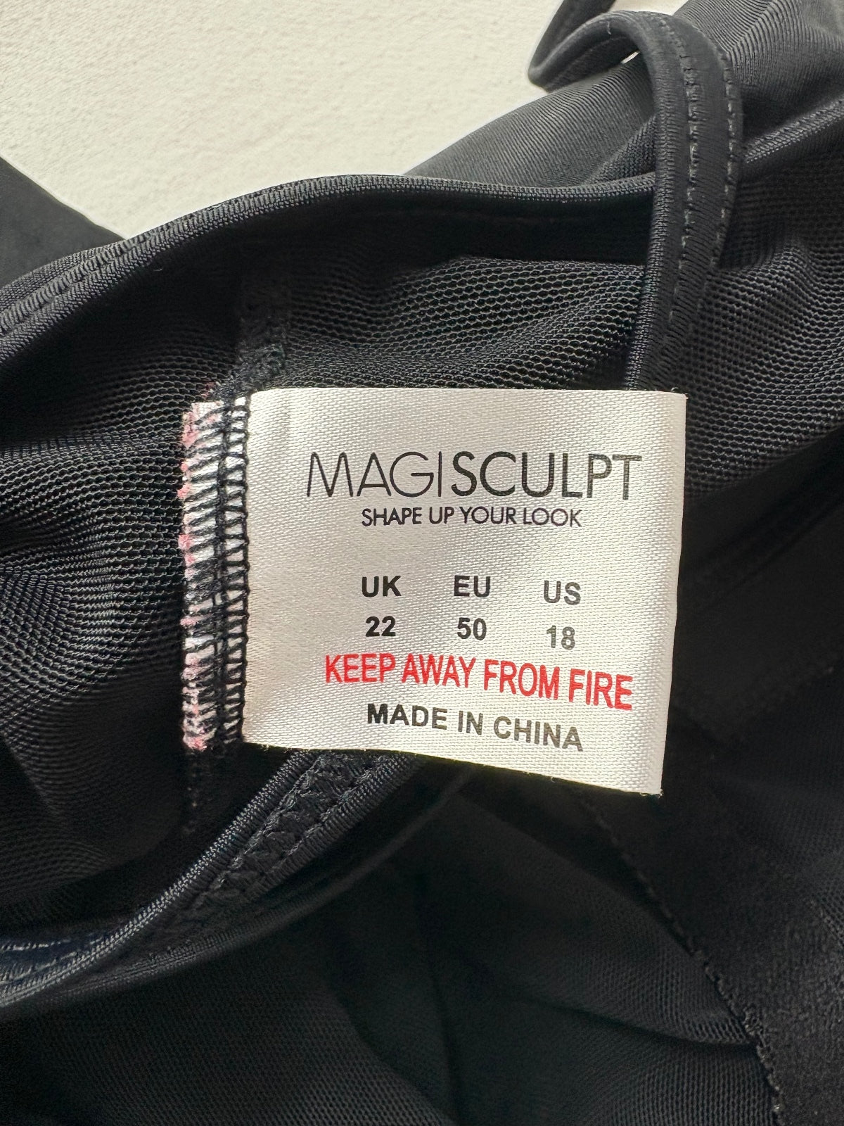 Magisculpt black swim dress / 22