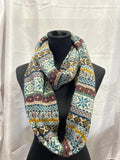 Vintage Knit Colourful Scarf
