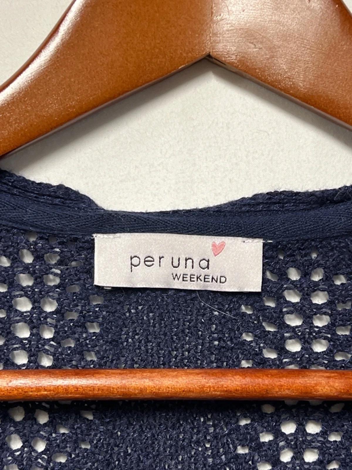 Per Una | 14 | Navy Shirt Cardigan | Good