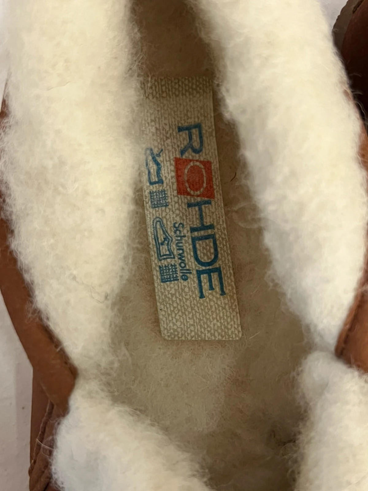 Vintage Rohde Slippers | Camel | Size 4 UK \ EU 37 | Brand New | Wool Lining