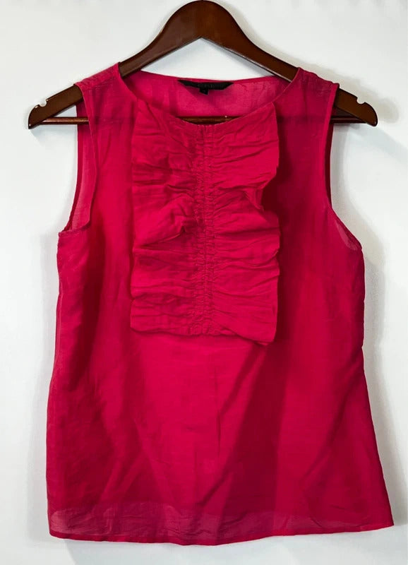 Coast | Size 10 | Pink ruffled vest top
