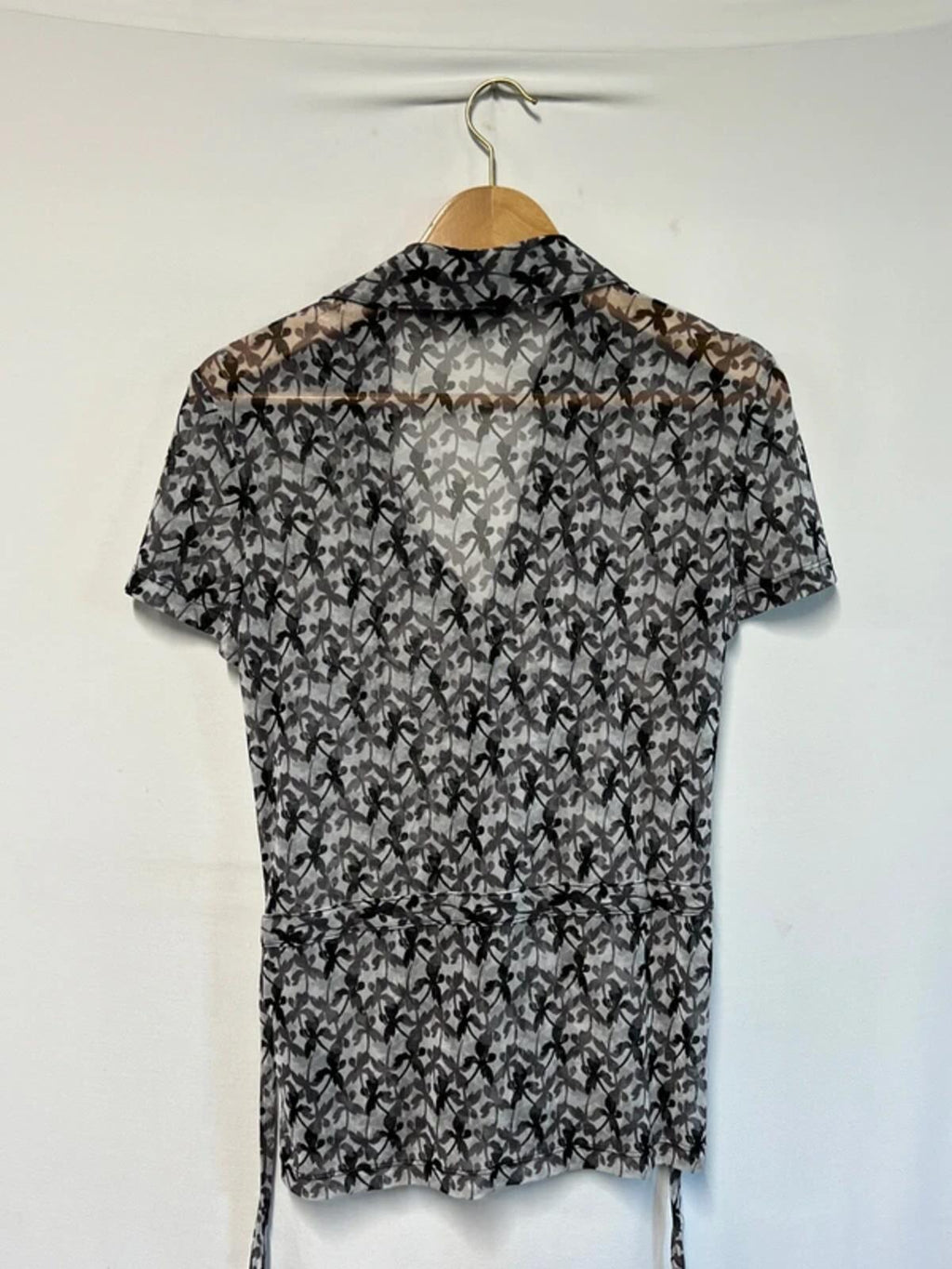 Vintage Mexx | M | Black and White Abstract Shirt