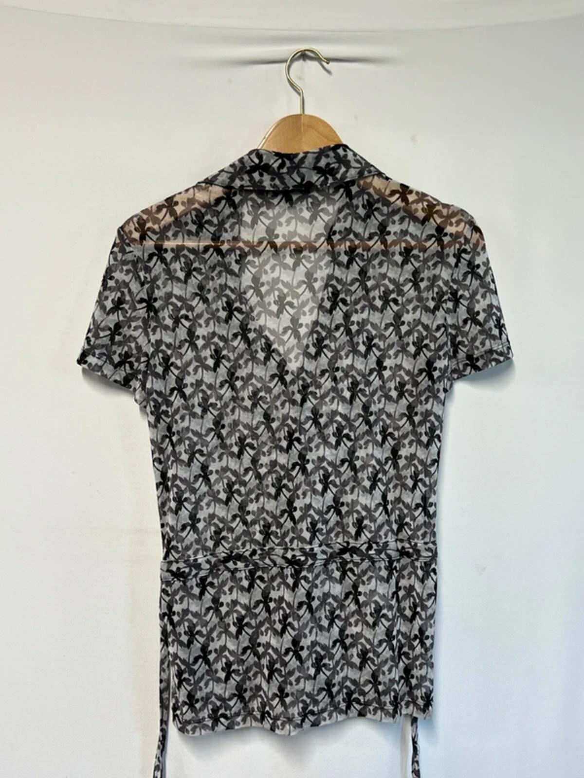 Vintage Mexx | M | Black and White Abstract Shirt