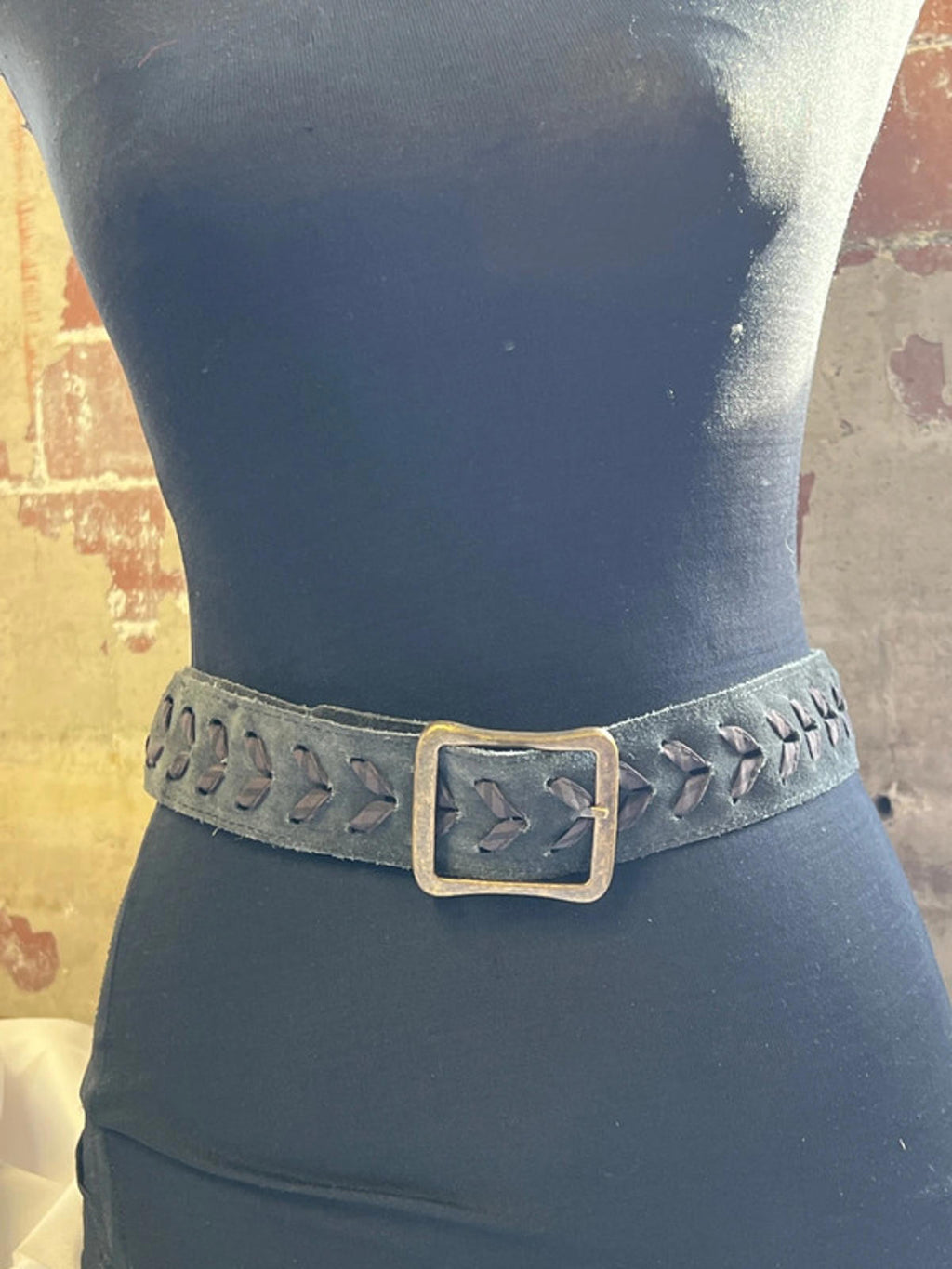 Vintage Brown Belt | Suede | 36” | Great condition