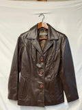 Chantel | S | Chocolate Brown Leather Jacket