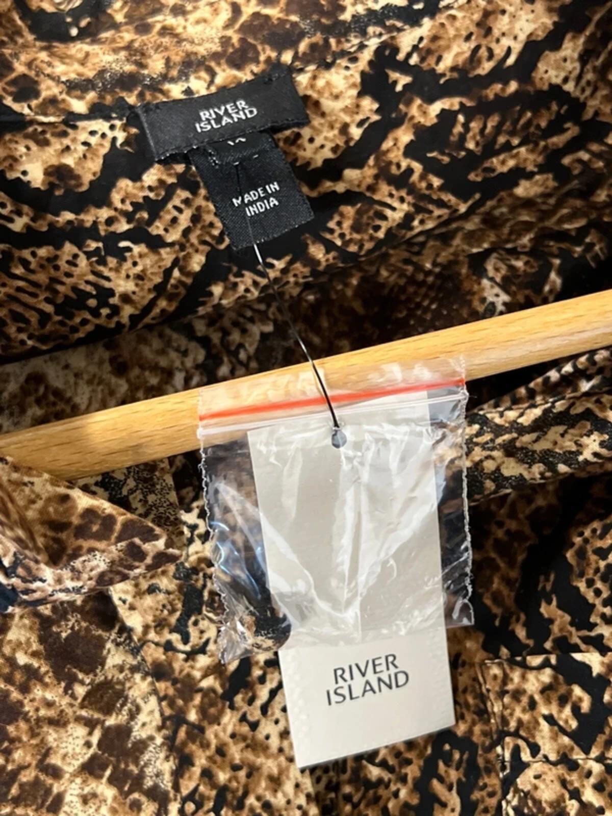 River Island | 14 | Snakeprint Blouse/Shirt | New With Tags