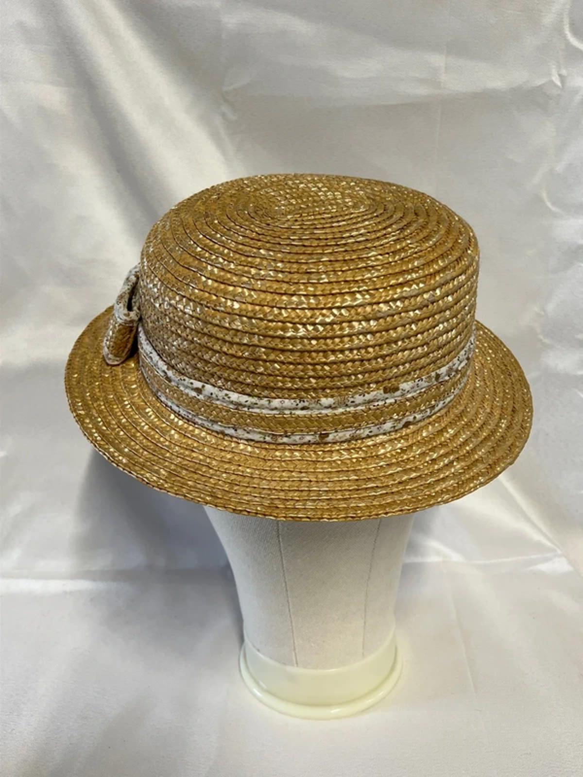 M&S | Ladies Straw Hat | With Bow | One Size