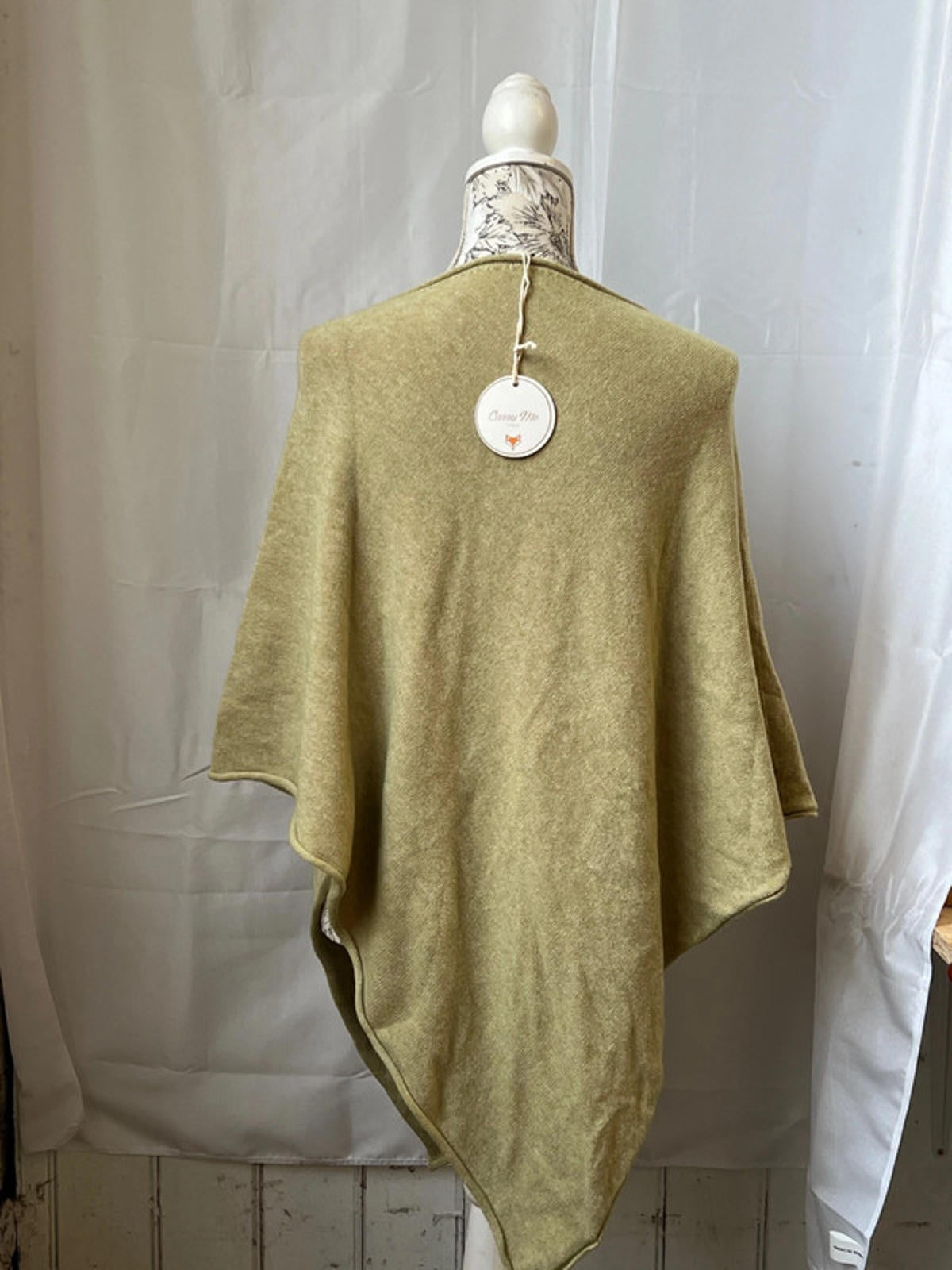 Carry Me Paris | Green Poncho | Brand New