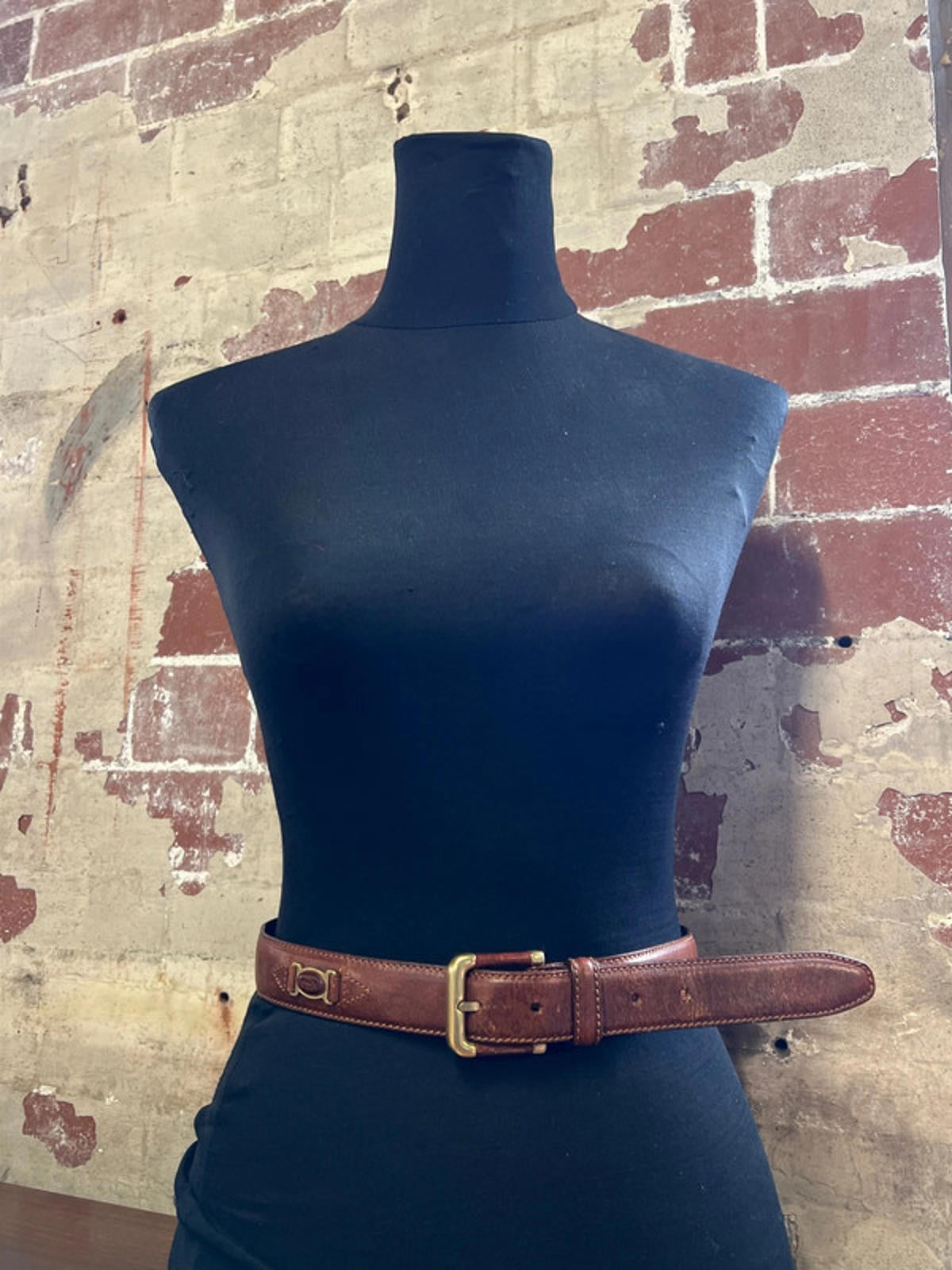 Vintage The Bridge | 29”5’ | Tan Leather Belt
