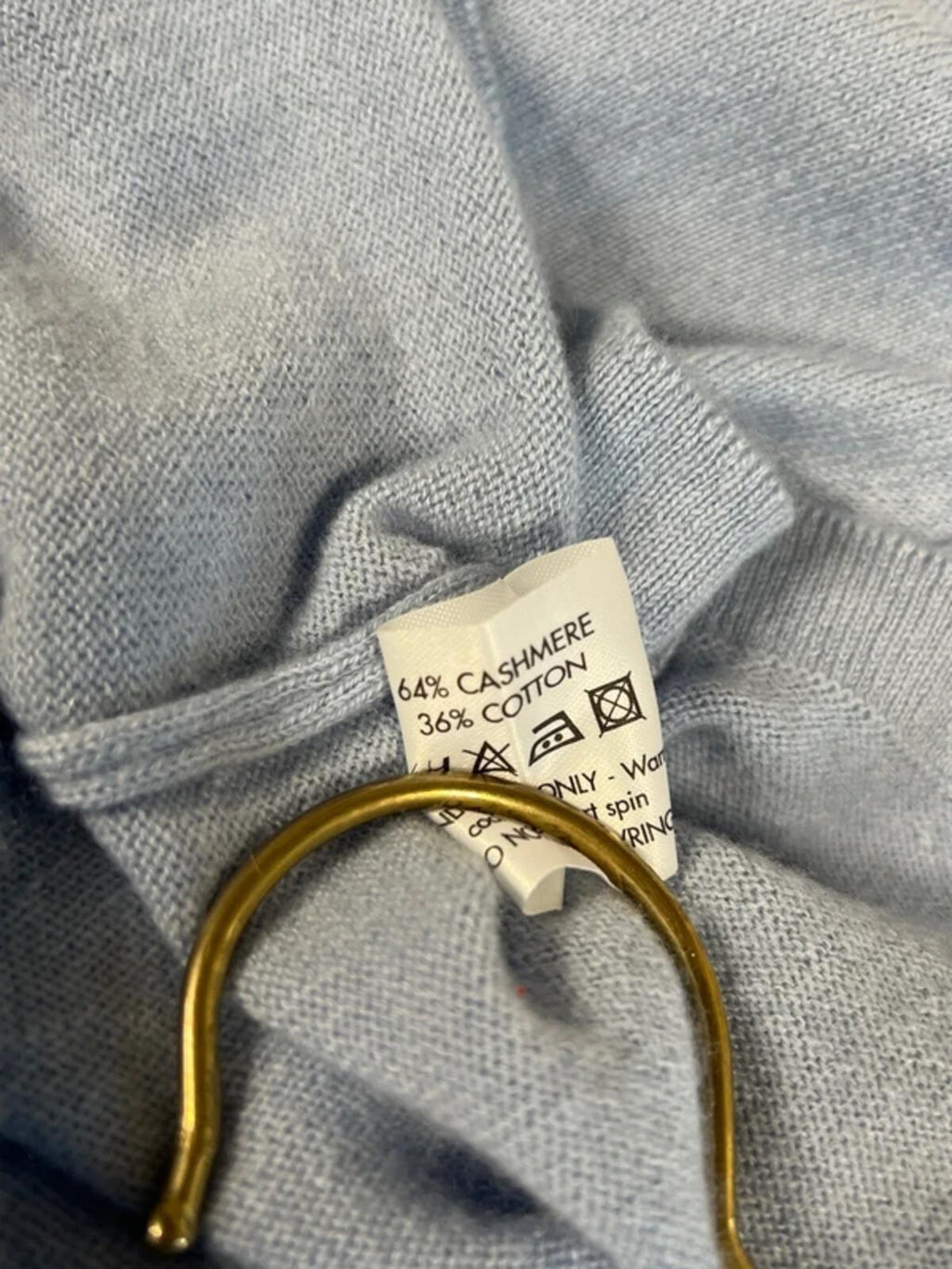 Cameron | Scottish Cashmere | 14 | Eggshell blue jumper