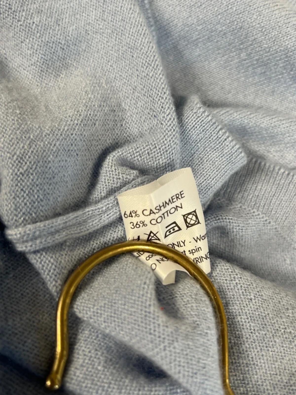 Cameron | Scottish Cashmere | 14 | Eggshell blue jumper