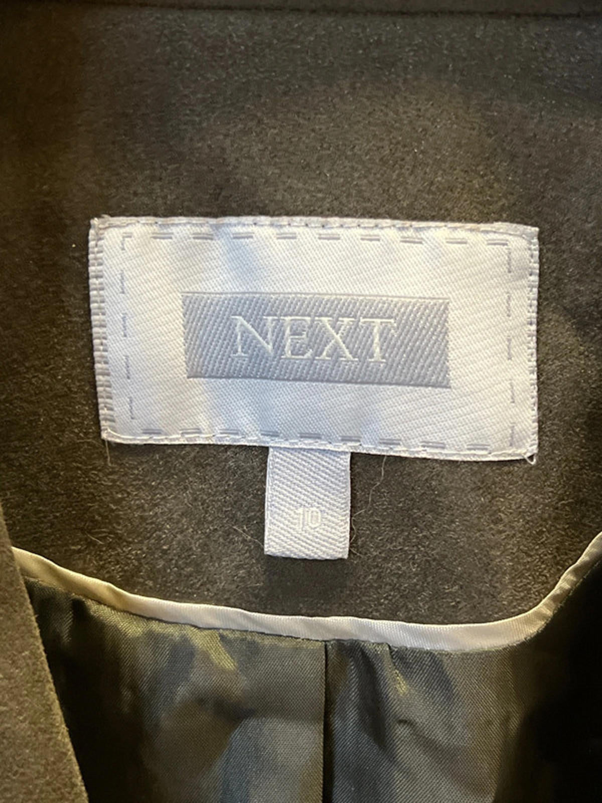 Next | Size 10 | Khaki | Suede style blazer |