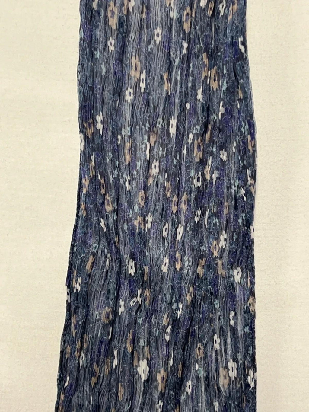Vintage Peony Ladies Scarf | Blue Floral