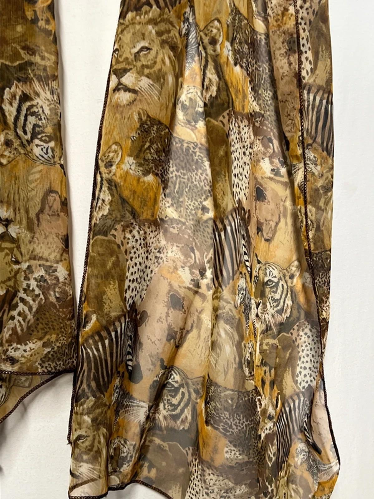 Vintage Style Ladies Scarf | Safari themed