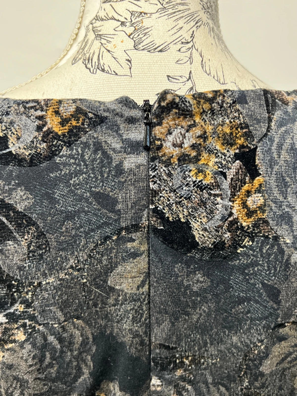 Laura Ashley | Size 14 | Grey Floral Dress