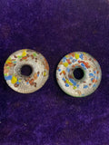 Round Glass Ornaments | Set of 2 | Decorative