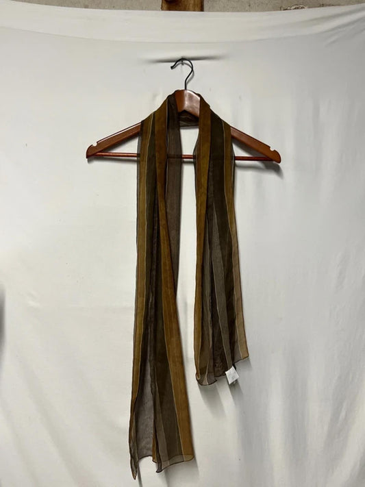 Vintage Liz Clairborne | Ladies Scarf | Chocolate Brown
