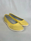 JD Williams | Size 5 | Butter yellow leather slip on ballets