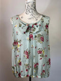 BHS | 14 | Cute blue & pink floral blouse