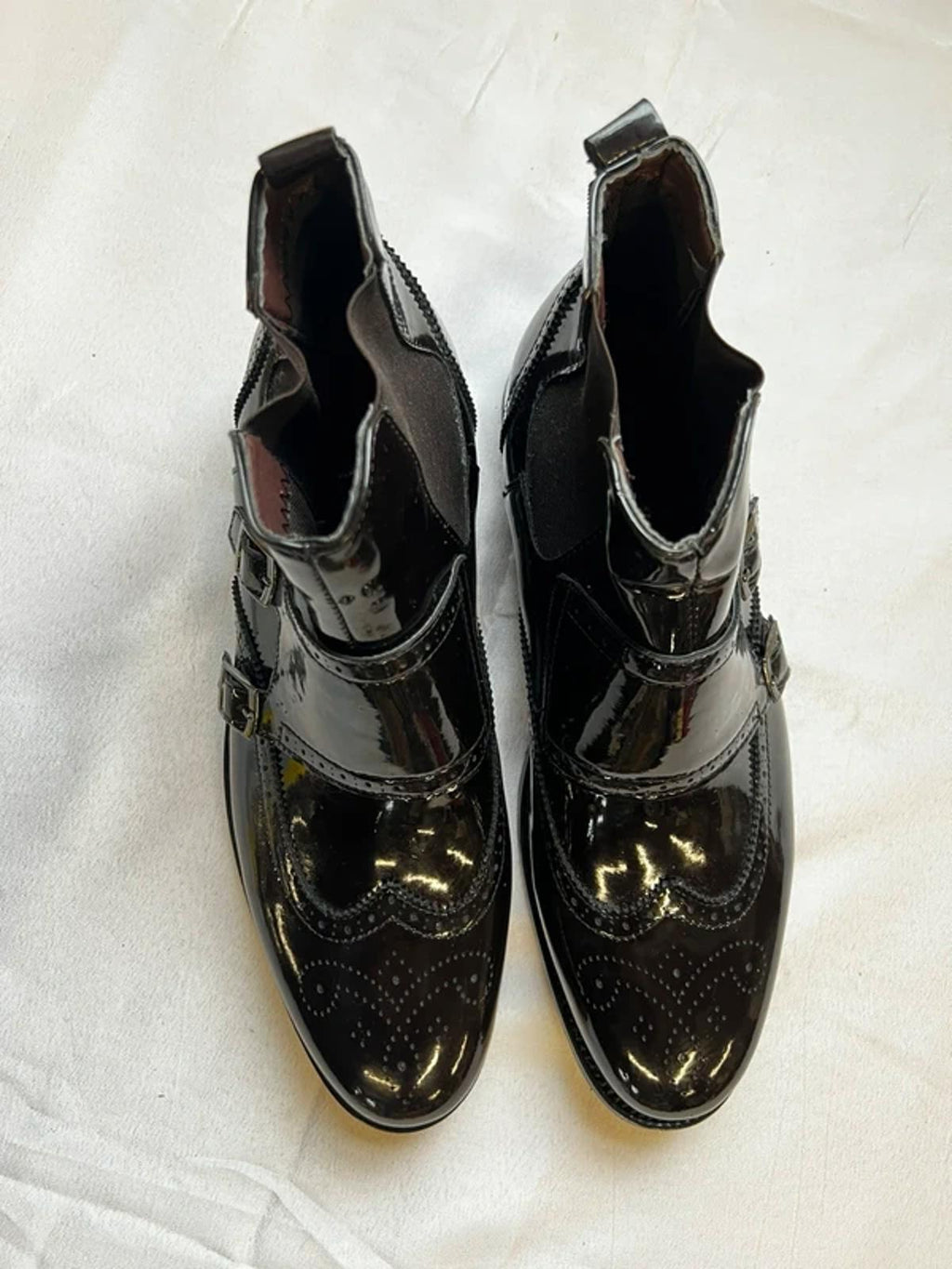 Santino | 9 | Ox Blood Brogue Style Chelsea Boots