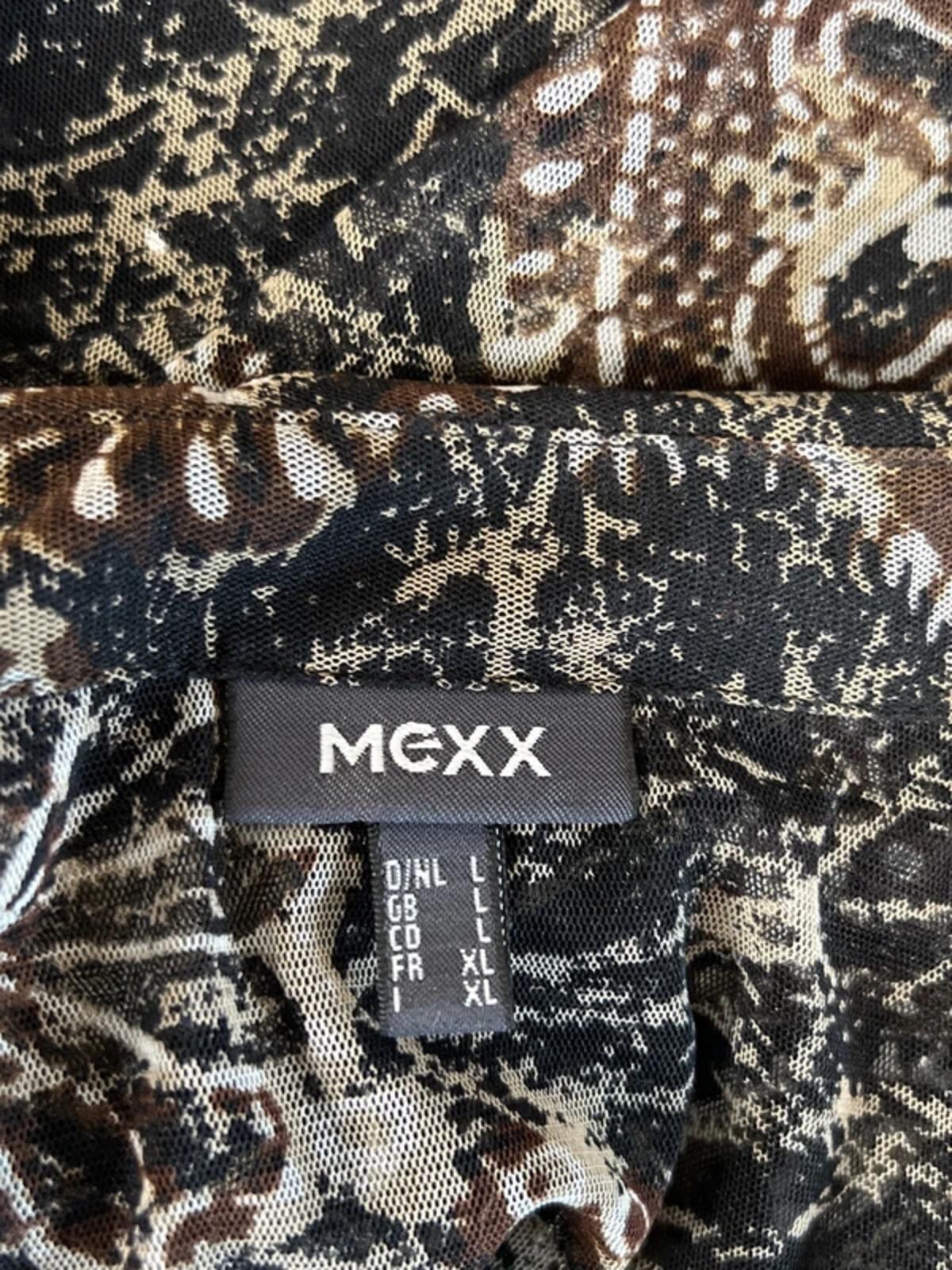 Vintage Mexx | L | Brown Patterned Shirt | Polyester