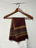 Maroon Polyester Scarf | Like New