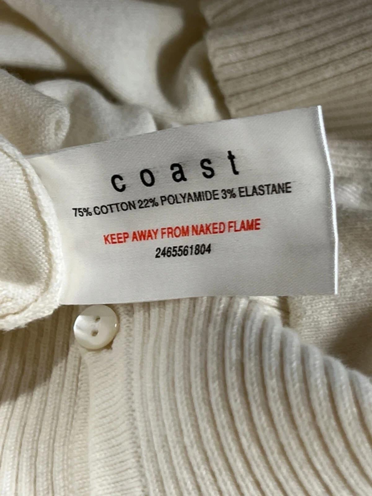 Coast | 12 | Cream white cardigan