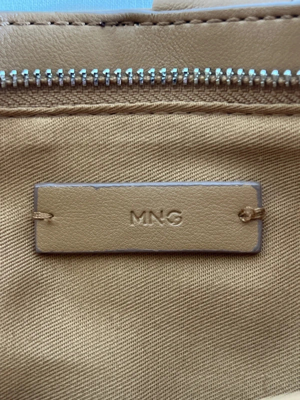 Mango | Tan Woven Faux Leather Handbag | Good