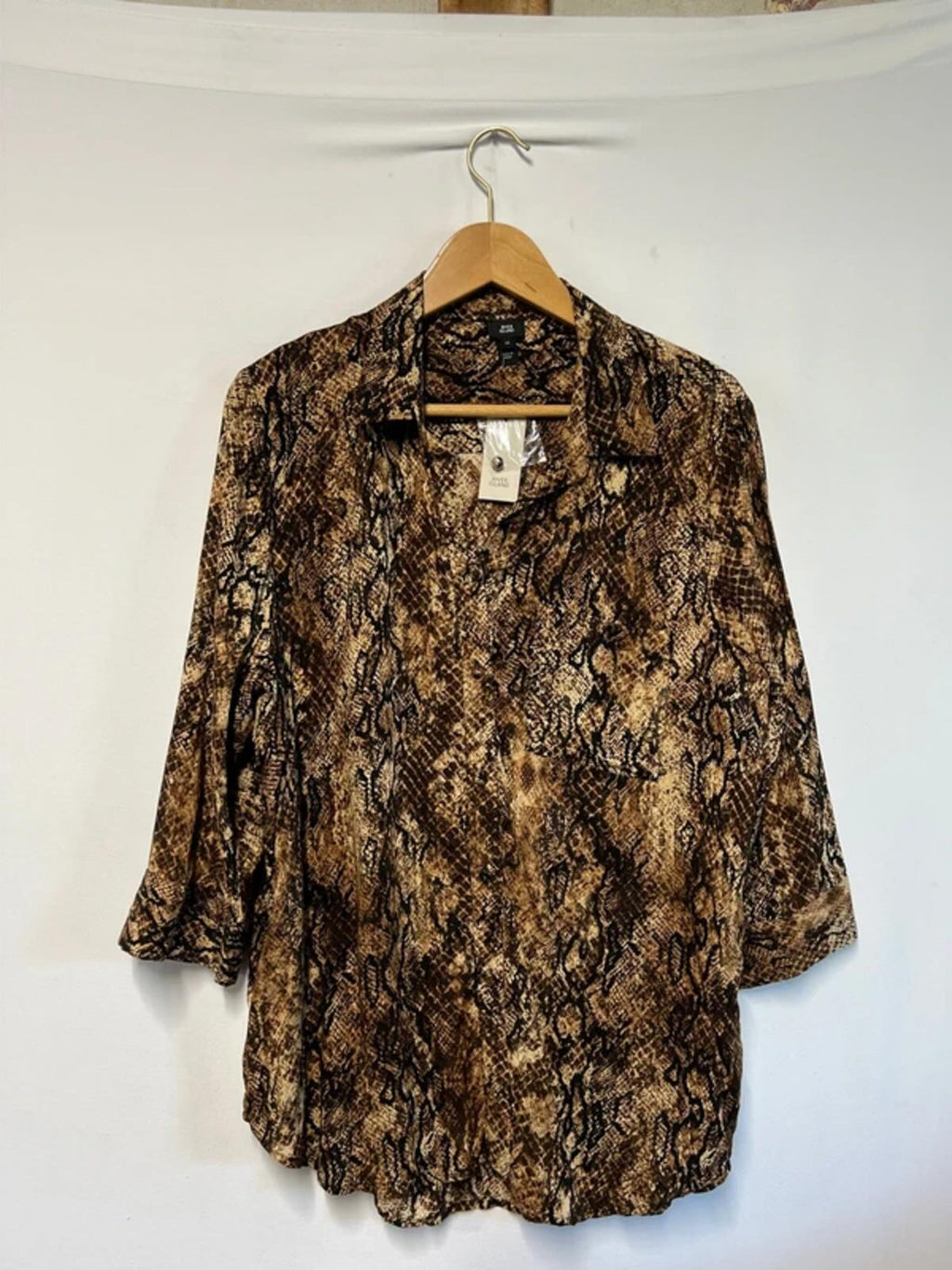 River Island | 14 | Snakeprint Blouse/Shirt | New With Tags