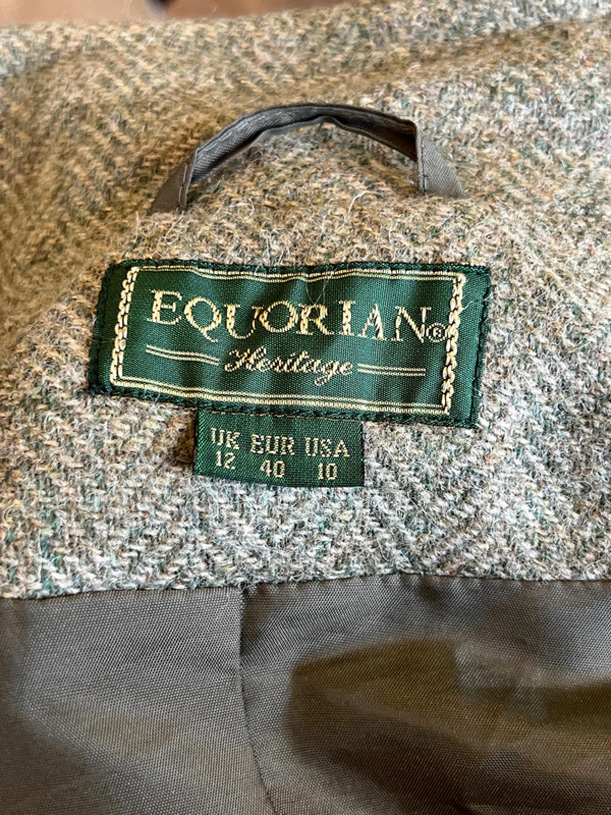 Equorian Heritage | Size 12 | Khaki Wool Coat