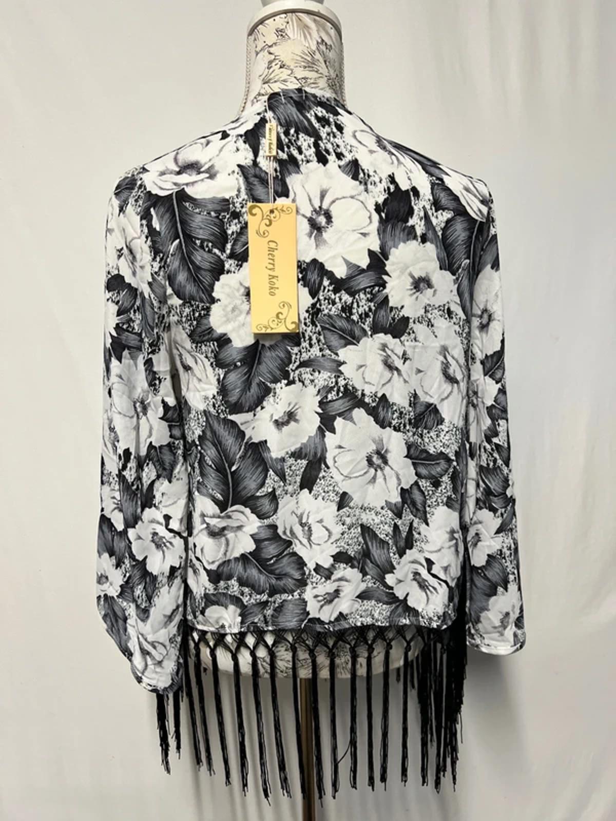 Cherry Koko | S/M | Shawl Blouse | Konochrome