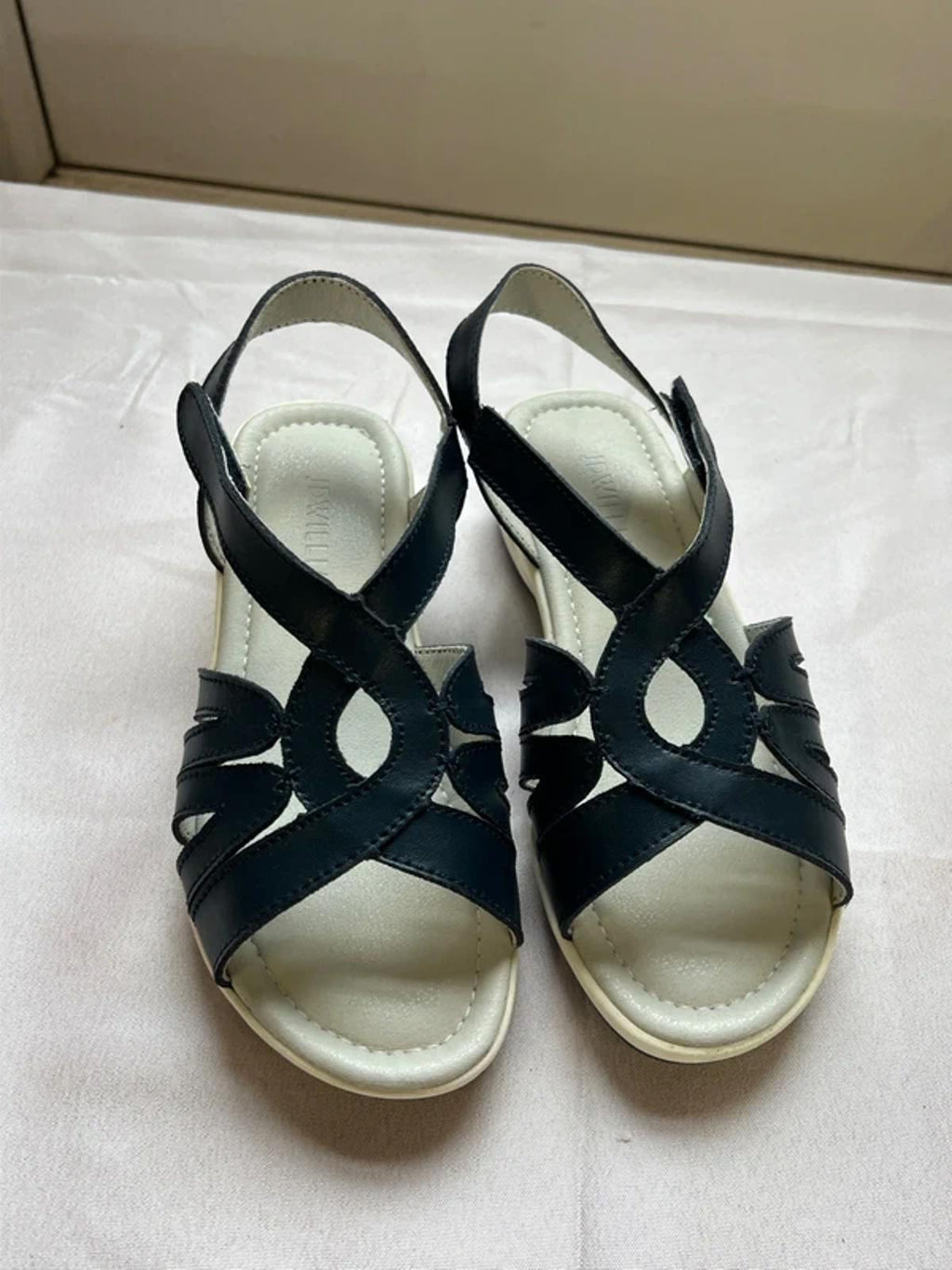 JD Williams | Size 4 | Navy Leather Sandals