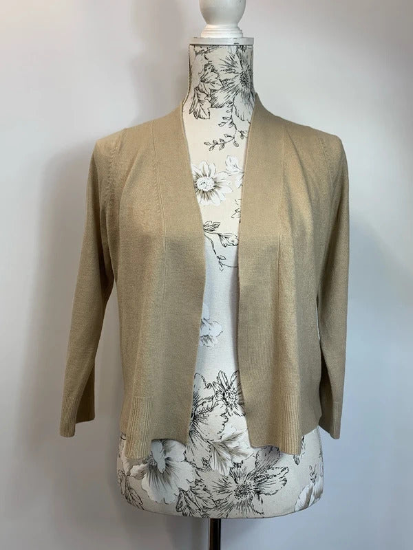 M&S | Size 10 | Beige long sleeve bolero