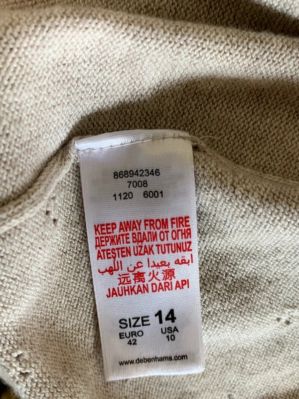 Rocha John Rocha | 14 | Cream/Beige cardigan