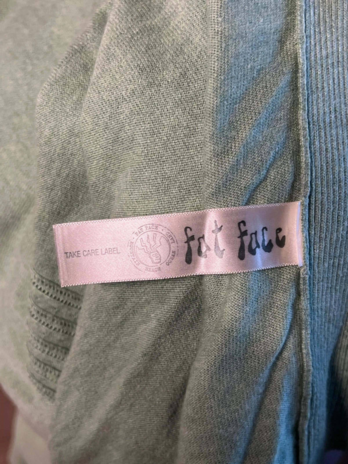 Fatface | Size 12 | Mint green cardigan | Cotton Blend