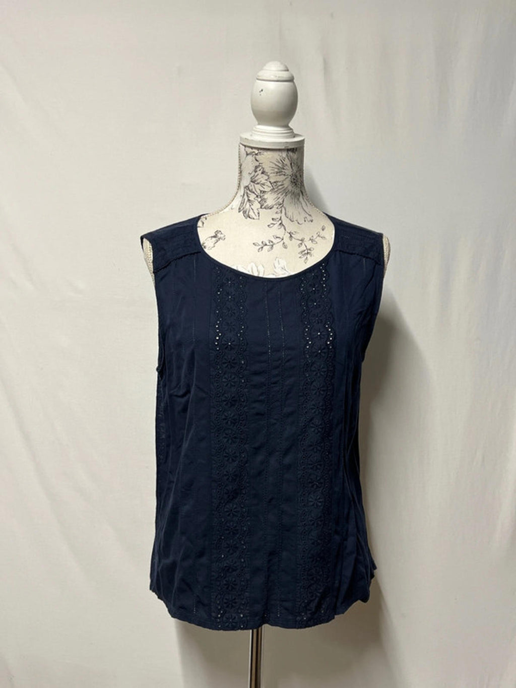 Monsoon | 14 | Sleeveless Blouse | Navy