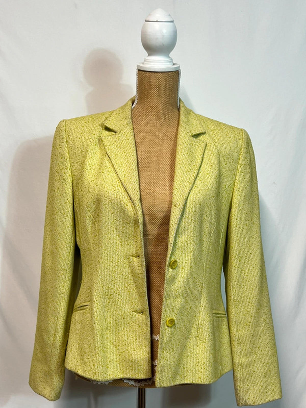 Vintage Wallis | 14 | Limoncello/Lime Green Blazer