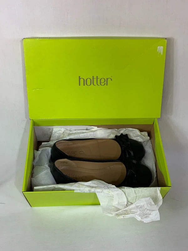 Hotter | Size 6 | Black ballet flats with bows