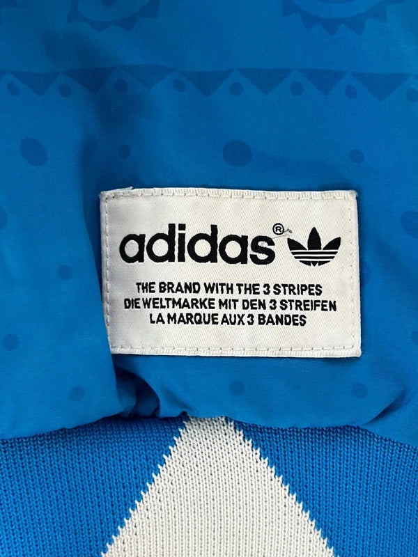 Adidas | Size XL | Blue and white zip up jacket