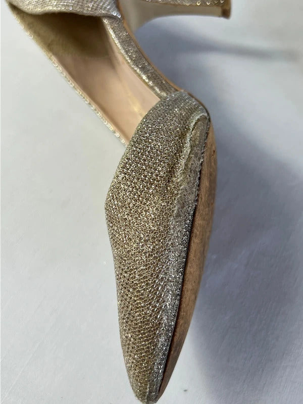Roland Cartier | UK Size 6.5 | Y2K Metallic Sparkly Heels