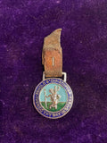 Enamelled St Christopher Medallion | Traveller's Keepsake