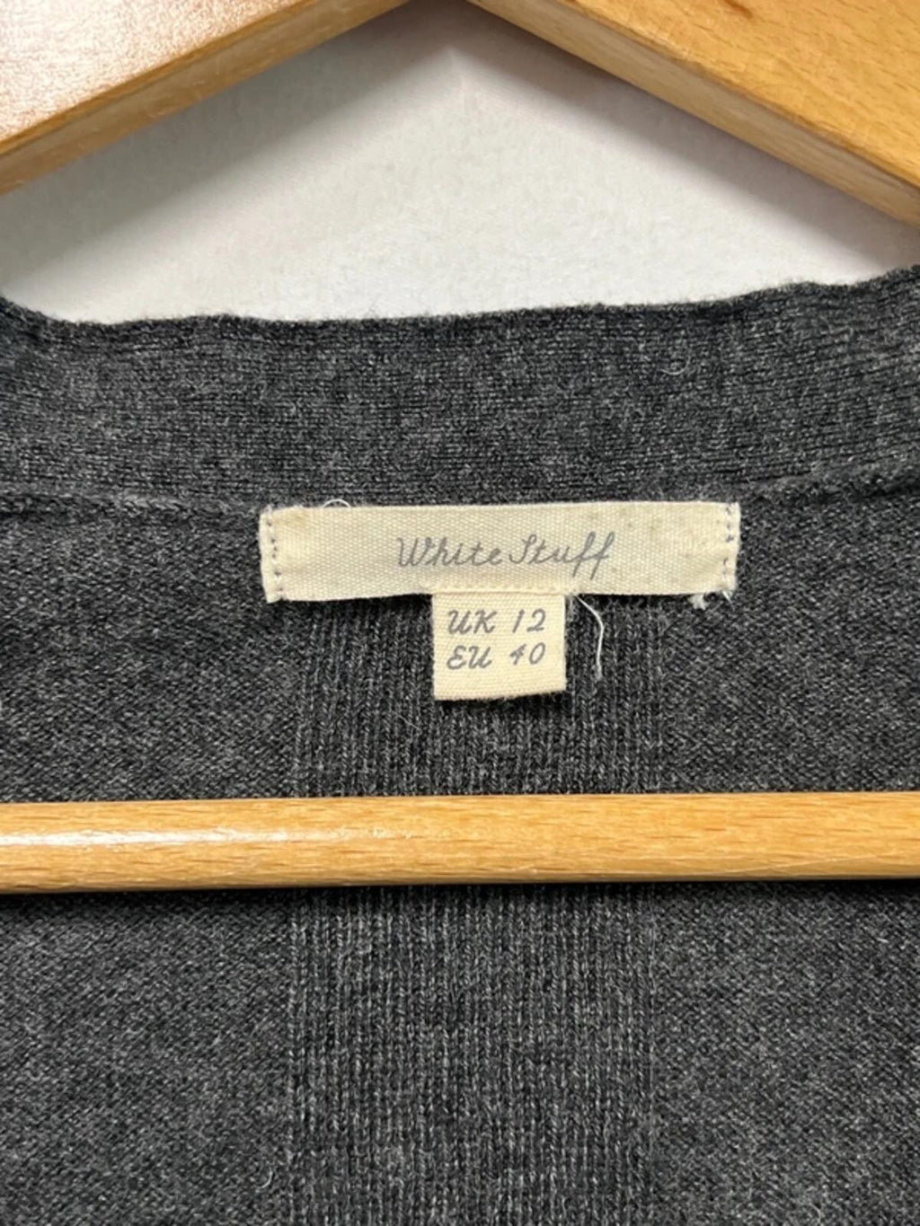 White Stuff | 12 | Grey sweater cardigan long sleeve