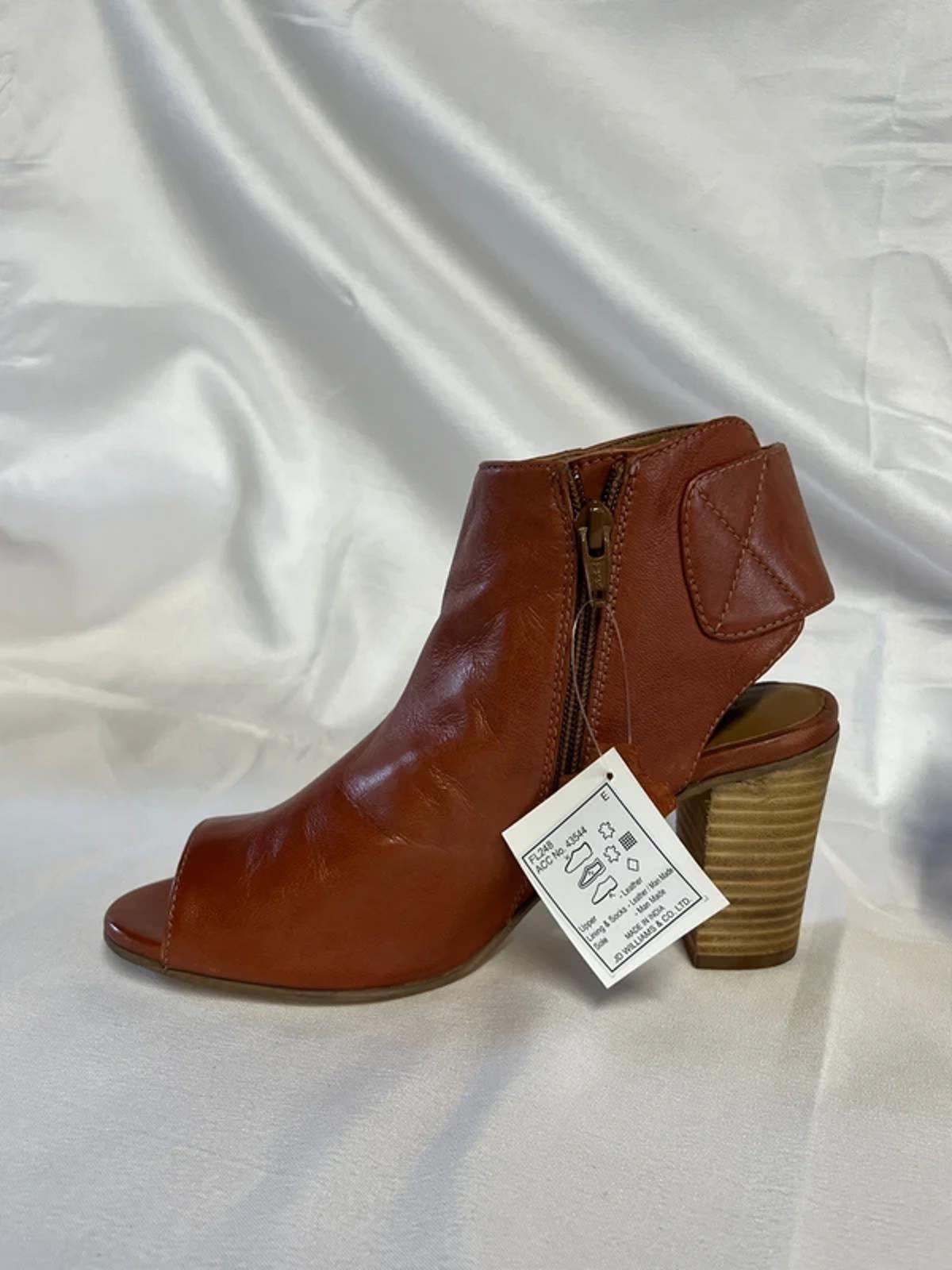 Heavenly Soles | Ladies Ankle Boot | 6 | Tan | Leather