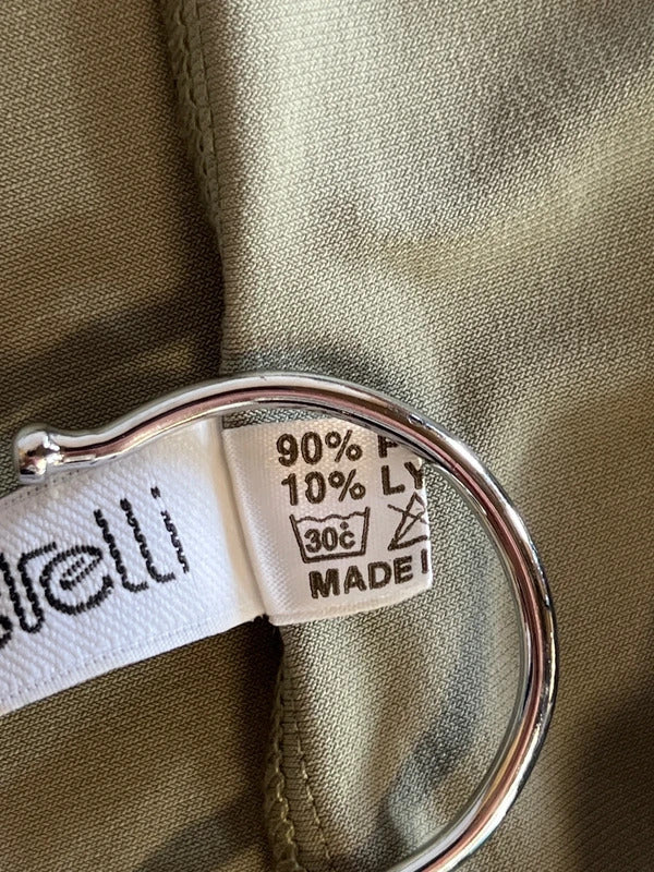 Castelli | Size 14 | Y2K Essential Khaki spaghetti strap vest top