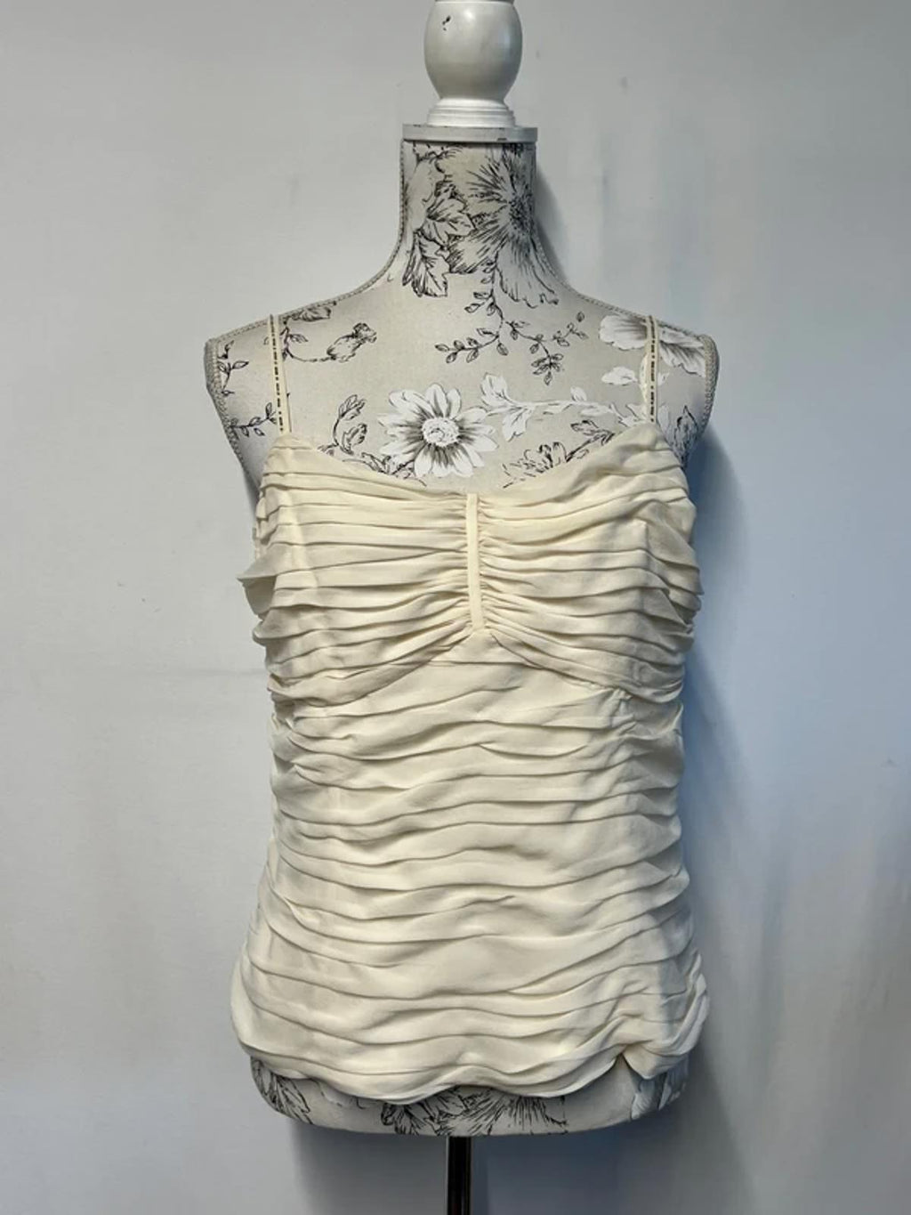 Vintage Y2K 90’s Monsoon| Size 14 | Layered Cream Cami |