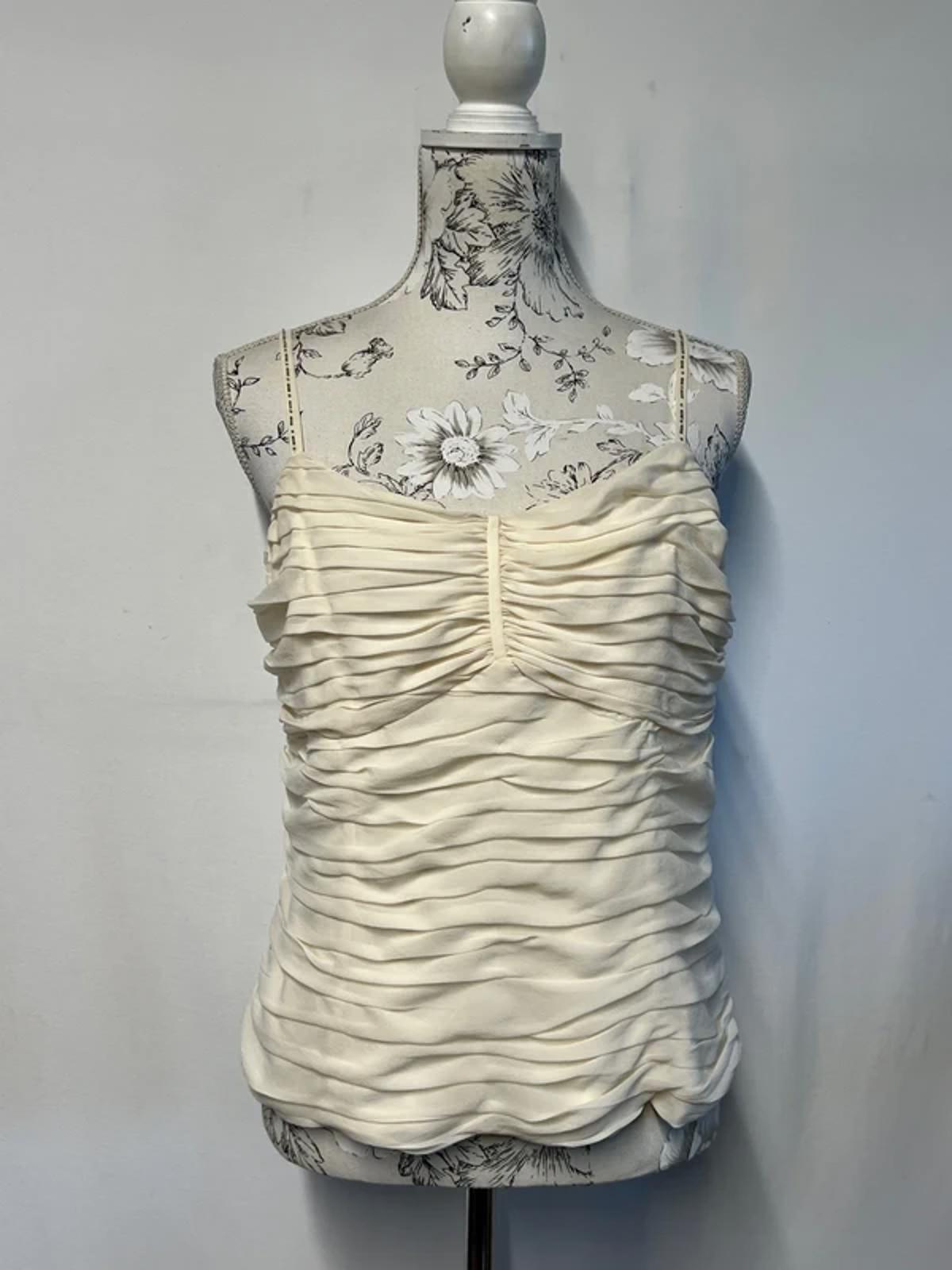 Vintage Y2K 90’s Monsoon| Size 14 | Layered Cream Cami |